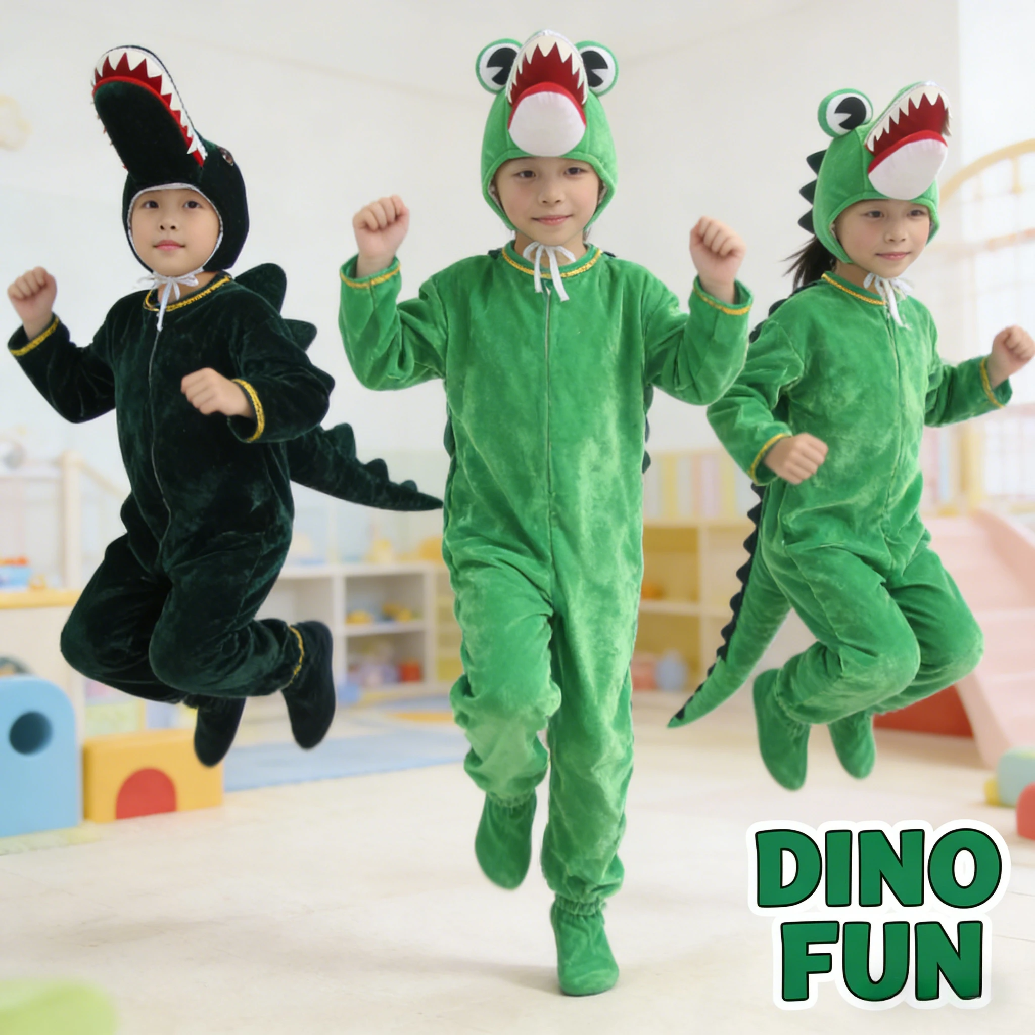 

Костюм унисекс «Крокодил» для выступлений, короткий фасон, для детей и взрослых, для танцев, театральных постановок, ролевых игр