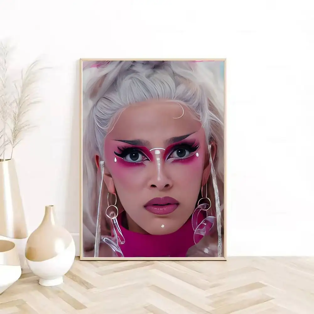 ملصق Doja Cat ملصق فني ذاتي اللصق مقاوم للماء ملصق ورقي للمقهى والبار وغرفة النوم ديكور الحائط