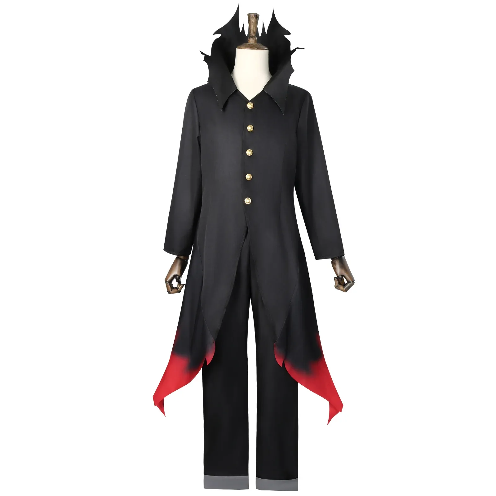 Anime Dandadan Ken Takakura Okarun Costume Cosplay Parrucca Maschera Occhiali uniformi neri Set completo per donna Uomo Vestito da festa di Halloween