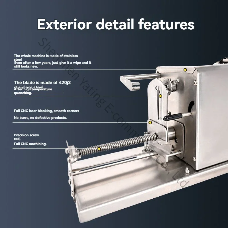New Electric Spiral Potato Slicer Stainless Steel Commercial  Stretching Potato Tower Machine Creative Snack Equipment