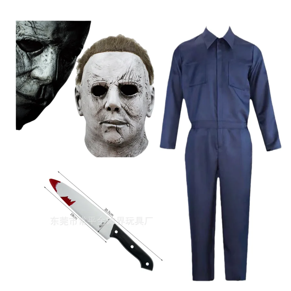 Dead Michael Myers Halloween Cosplay costume bloody Kleding Feestpak  Voor Mannen props H