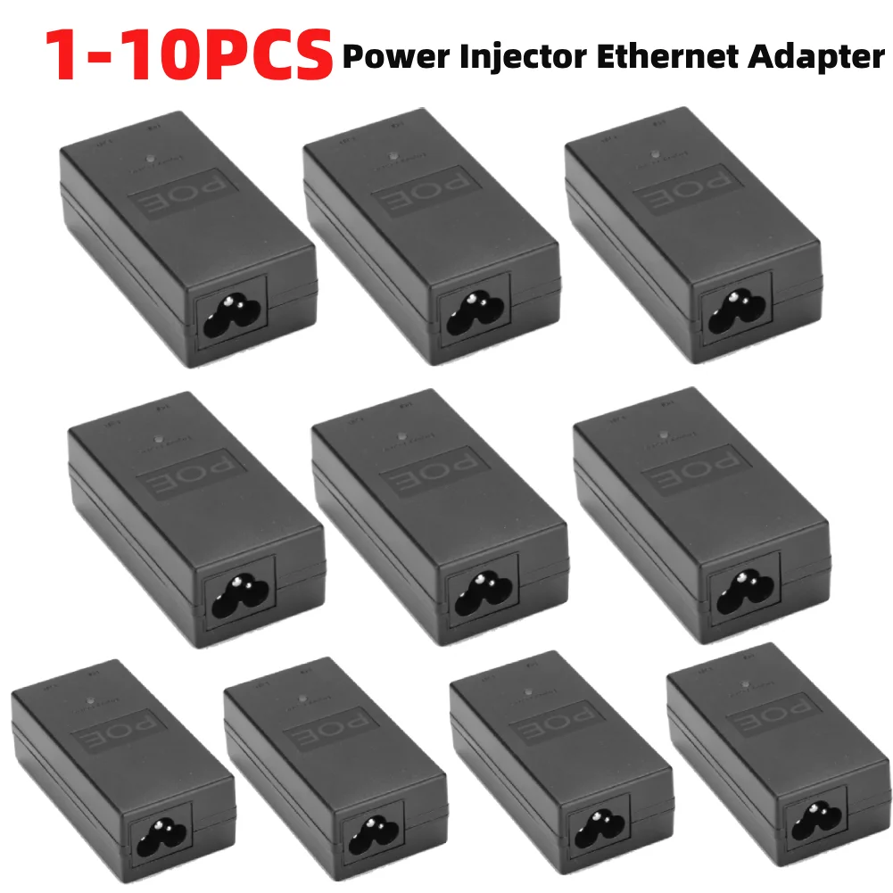 

24V 0.5A 24W Desktop POE Power Injector Ethernet Adapter Surveillance CCTV for IP Camera Power Supply