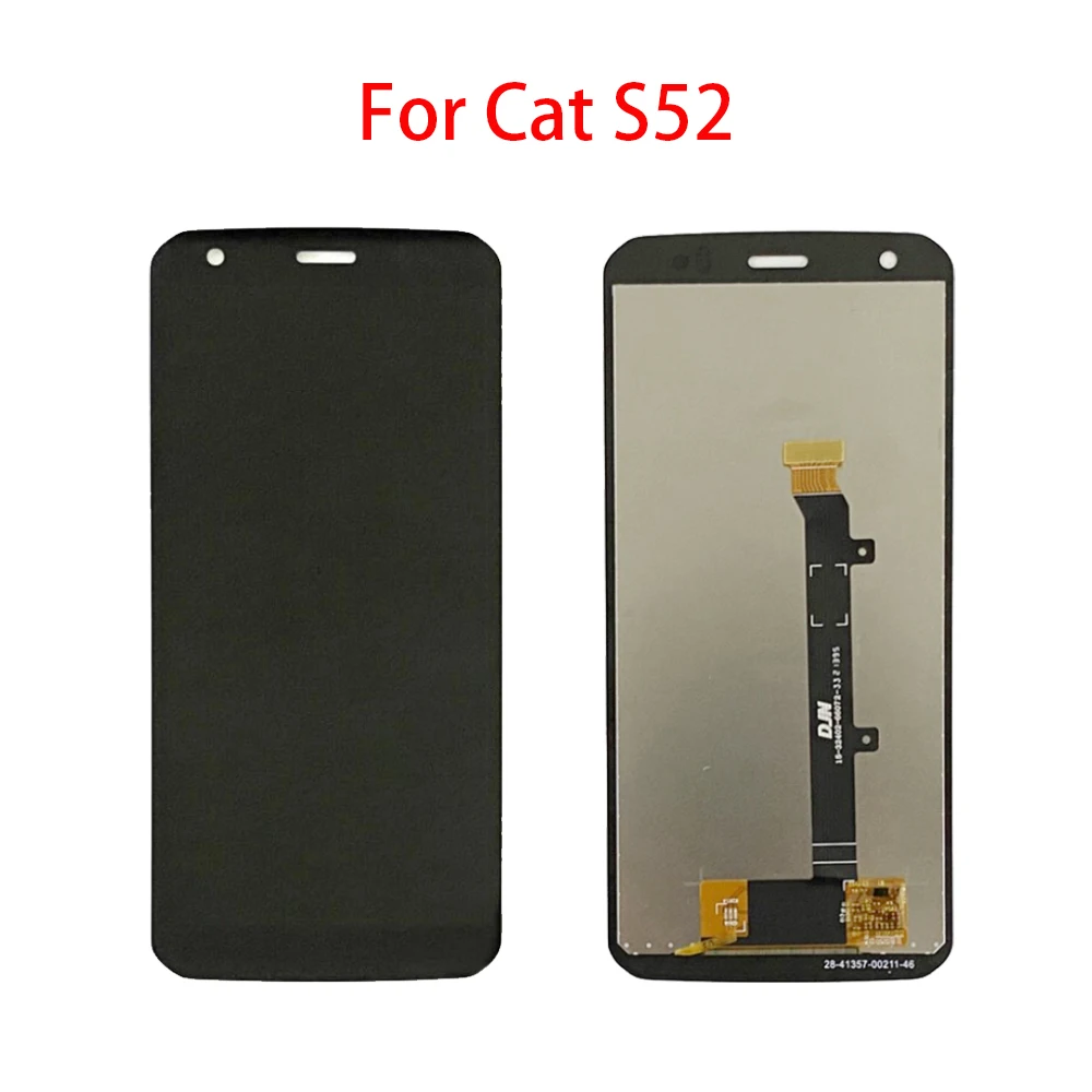 LCD For Caterpillar Cat S31 S32 S41 S42 S52 S53 S60 S61 S75 S48C S62 Pro Display LCD Touch Screen Digitizer Assembly Replacement