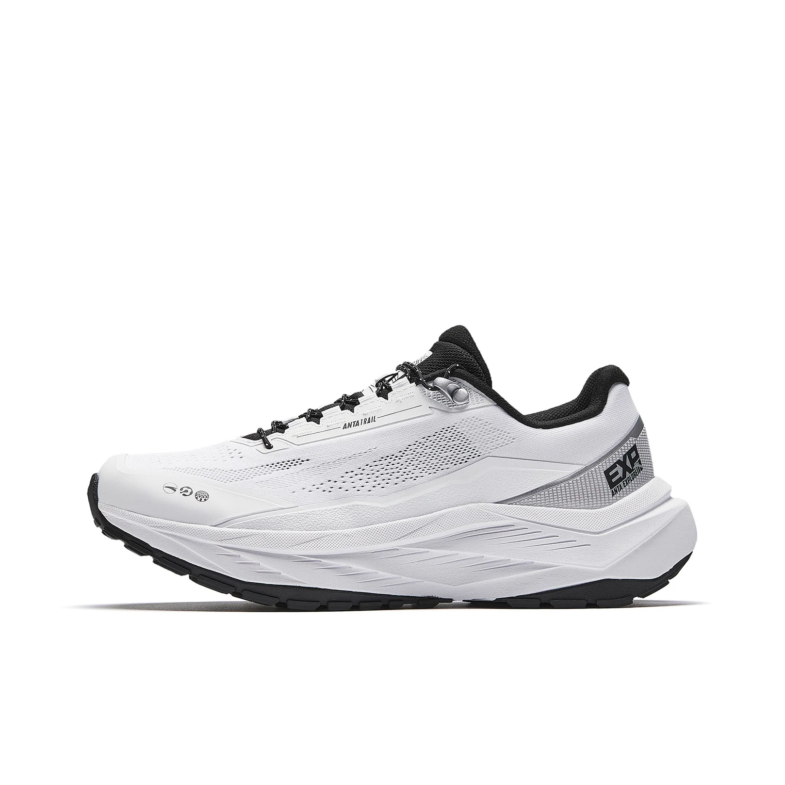 Anta Outdoor Shoes Women's Pure White Basic Black 922616649-1
