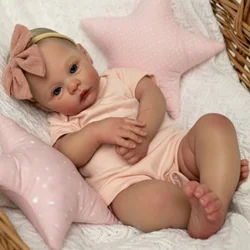 18Inch Meadow Bebe Reborn Dolls Handmade Painted Newborn Baby Doll Toys For Kid's Gift Muñecas Reborn