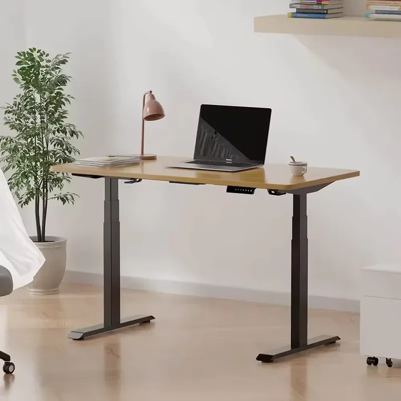 Dual Motor Electric Standing Desk 660-1310mm Height Adjustable Sit Stand Office Desk Hidden Lift Hospital Workstation