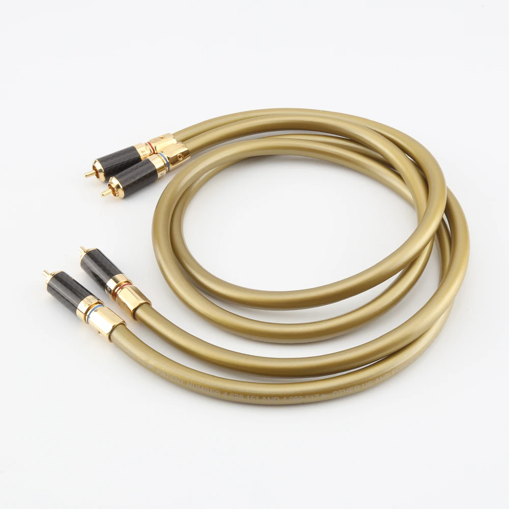 Paire Hi End Nordost Odin 2 argent référence interconnexions hifi Audio RCA câble Audiophile pour amplificateur lecteur CD