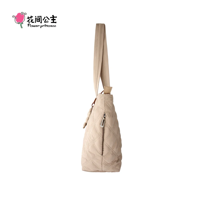 Imagem -04 - Bolsa de Ombro Princesa Flor para Mulher Bolsa Tote Acolchoada Grande Grande Marca Designer Moda Novo Tendência 2023