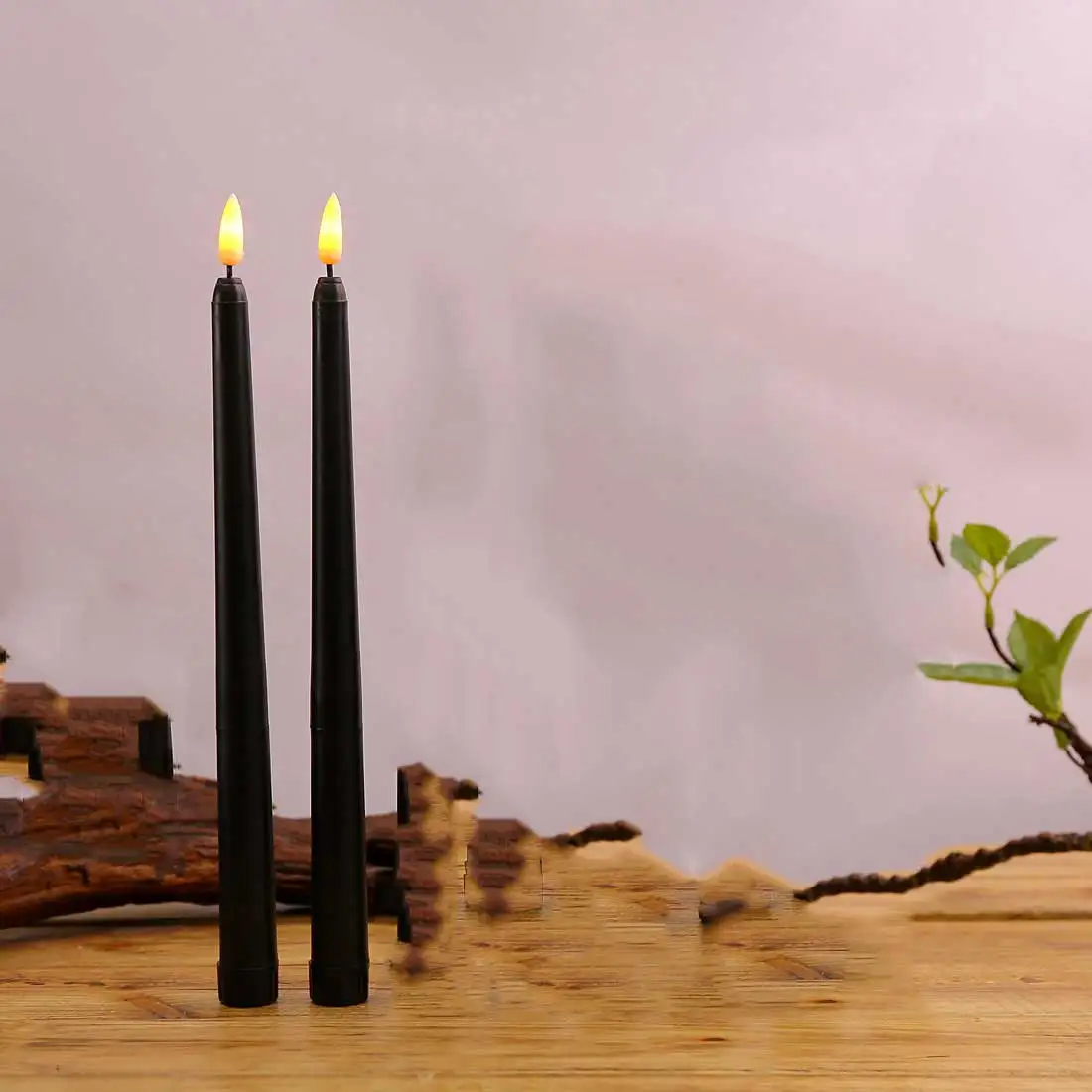 IMAGE Set Di 3 Candele A Pilastro Senza Fiamma – Ricaricabili – 10,2 / 12,7 / 15,2 Cm – Fiamma 3D E Telecomando Con Timer - 3
