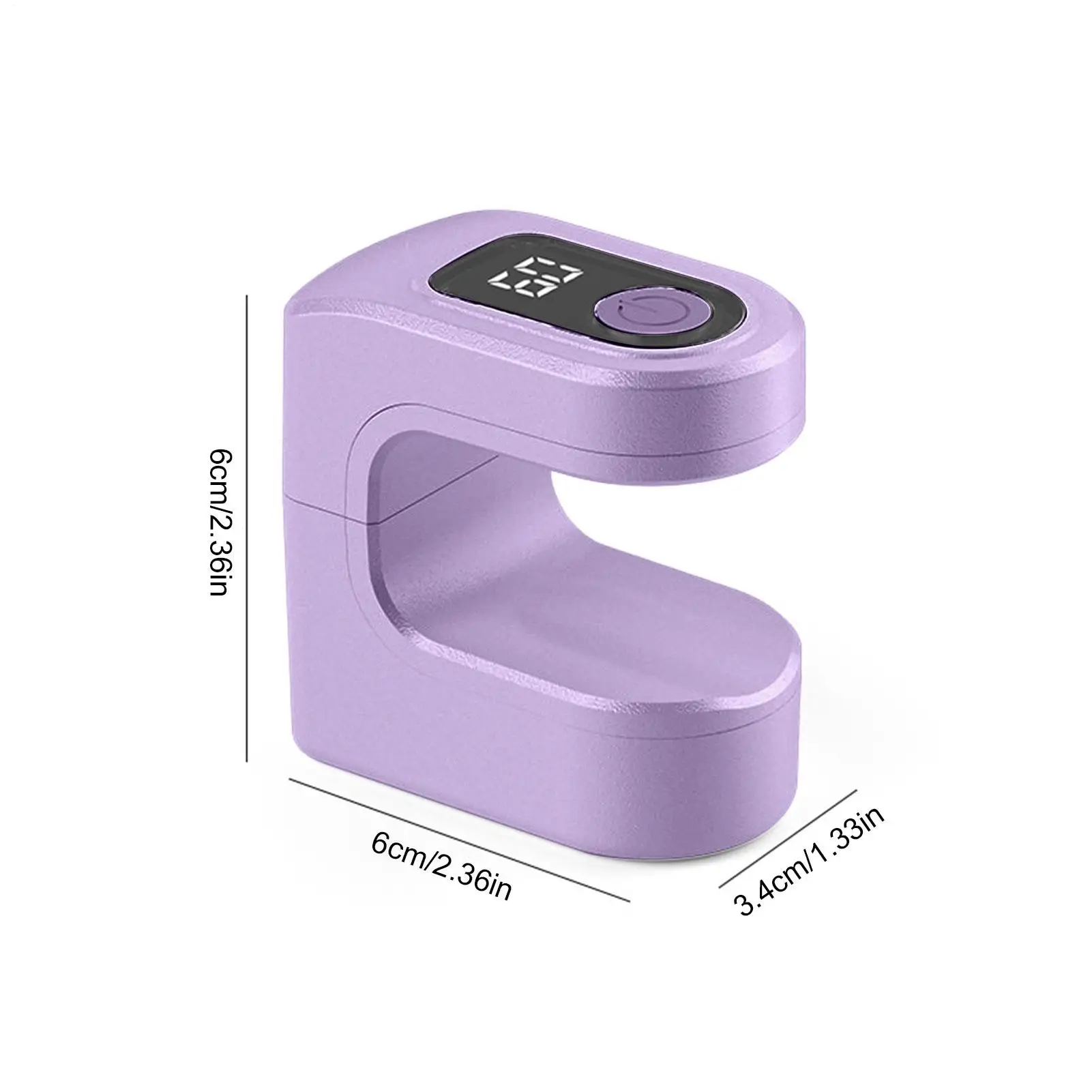 Mini luce UV per unghie in gel Essiccatore per polimerizzazione delle unghie Ricarica USB Luce per polimerizzazione delle unghie con 2 modalità di temporizzazione per manicure pedicure