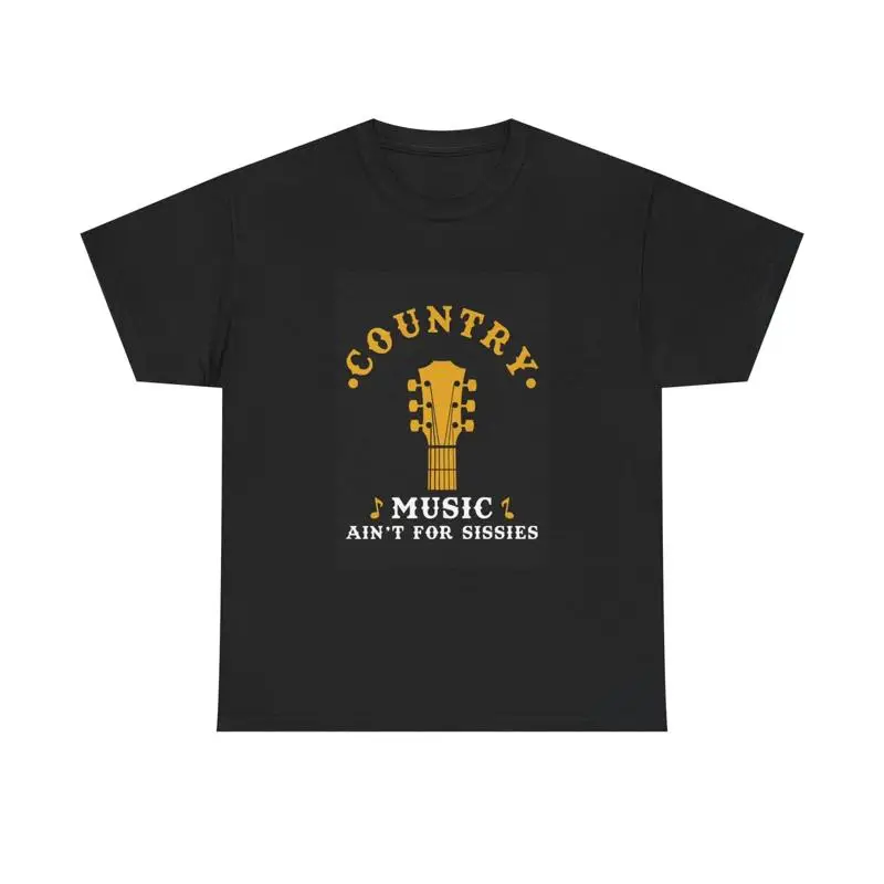 Country Aint For Sissies T Shirt Hank Willie Strait Retro Usa Heavy Cotton