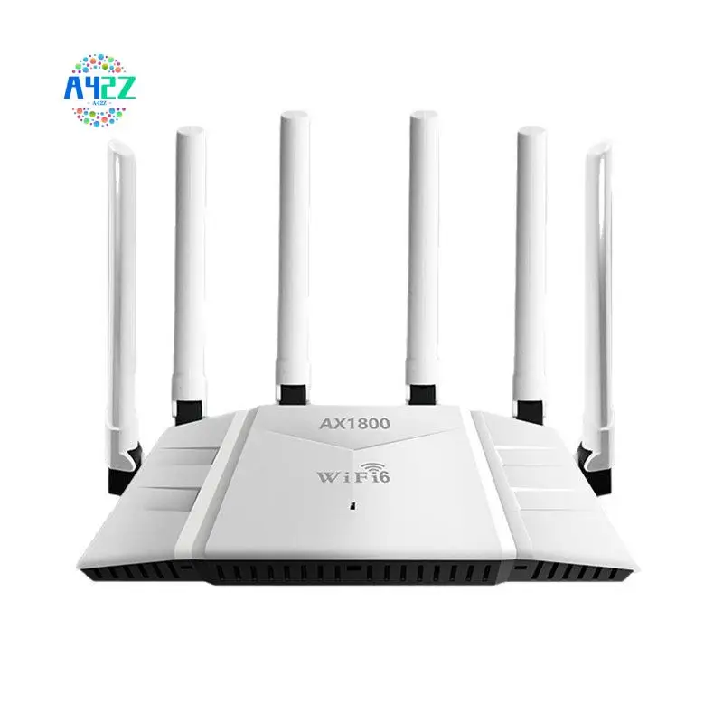 

A42Z-AX1800 Dual-Band Wifi 6 WAN Router 1800Mbps IEEE 802.11A/B/G/N/Ac/Ax Gigabit Wide Signal Range Wifi Router