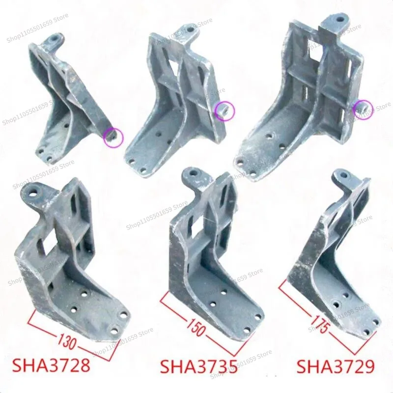 Base bracket holder for loader engine  air compressor