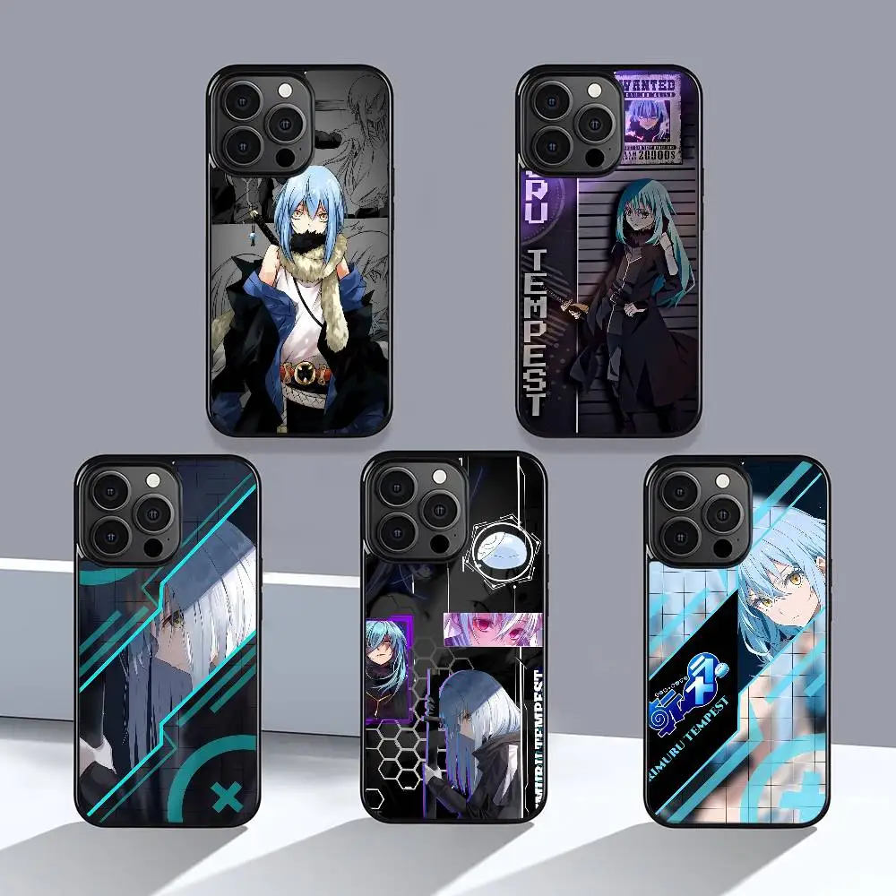 Чехол для телефона с изображением аниме S-slime Rumuru TempestS для IPhone 16, 15, 14, 13, 12, 11 Pro Max Plus Mini, магнитный чехол для беспроводной зарядки Magsafe