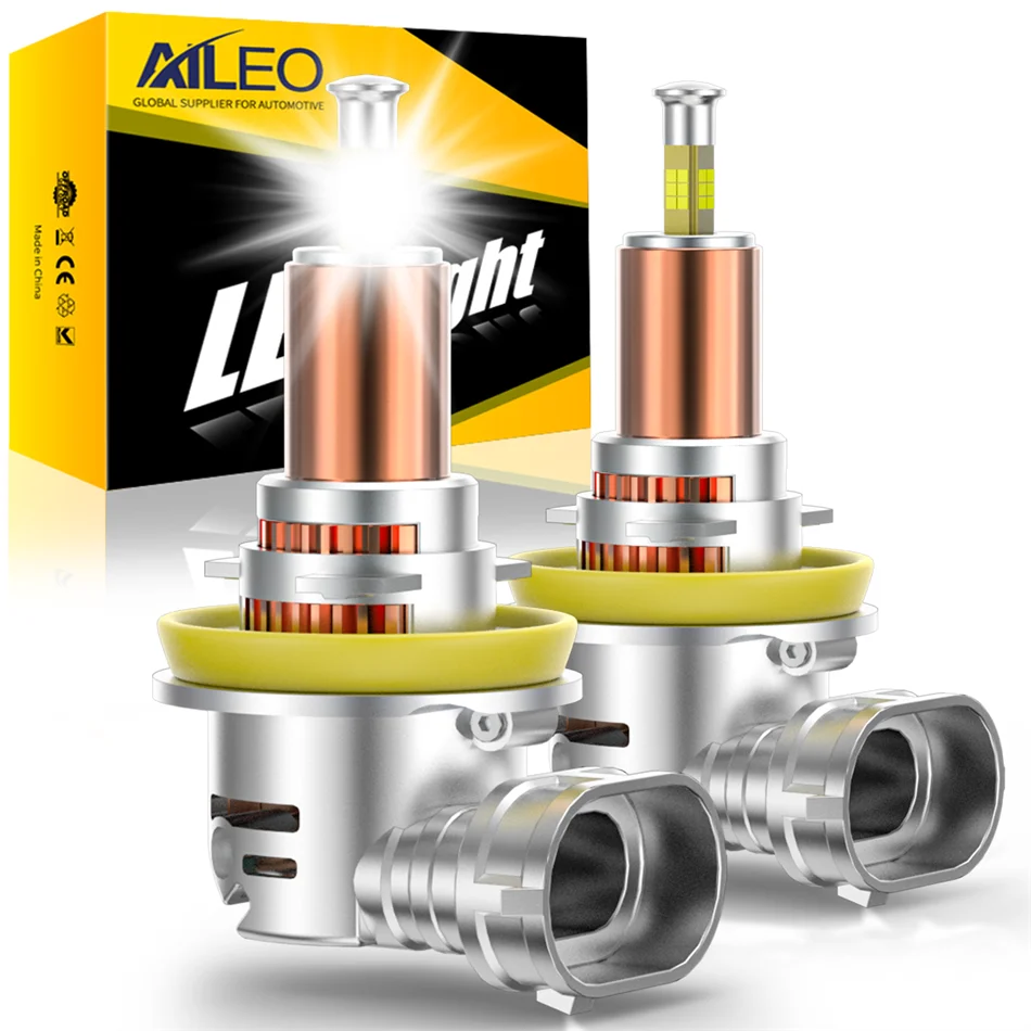 

2PC 300W 80000LM Led Light 3D H11 LED Car Headlight Bulb Canbus for Car 360 Turbo LED Mini HeadLamp Size Wireless with Fan 6000K
