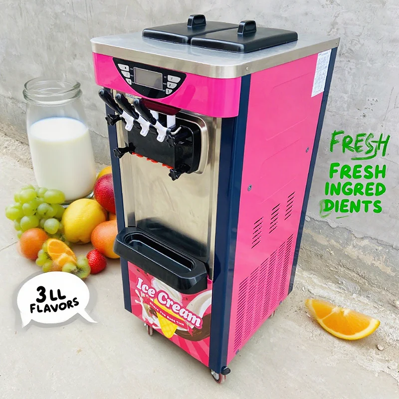 Coffee Shop Ice Cream Machine Commercial Soft Serve Ice Cream   Making Machine Soft Home Ice Cream Maker