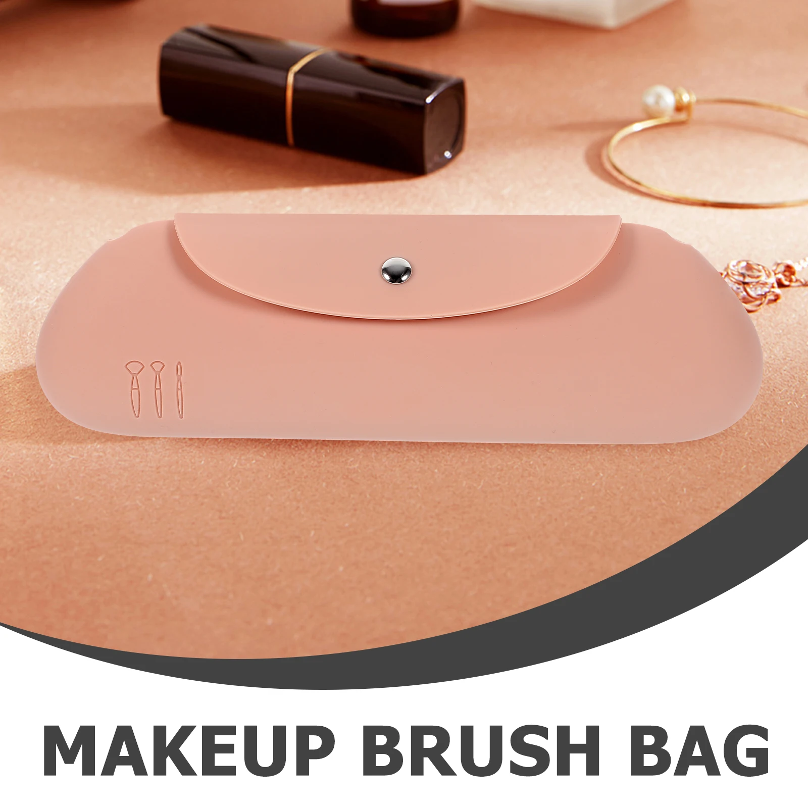 

Silicone Bag Travel Makeup Small Brush Multi-functional Storage Silica Gel Miss Toiletry