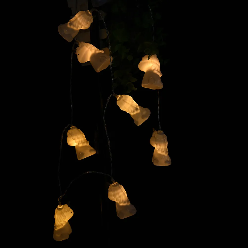 

10 LED 15 Meter Unicorn Shaped String Light Eco Friendly Low Heat Output Decorative Night Light for Garden Party Christmas Setup