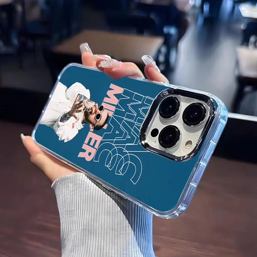 Стильный прозрачный чехол Cool Mac MillerS для iPhone 17 Pro Max, 16, 15, 14 Pro Max, iPhone 13 Pro Max, 11 Plus