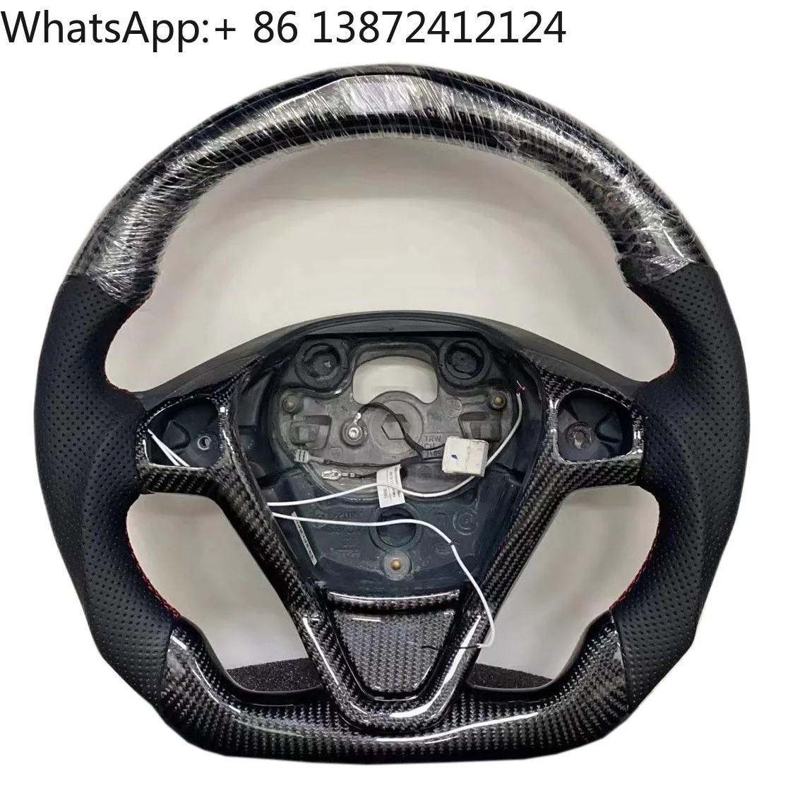 

Custom Led Carbon Fiber Steering Wheel for 2016 ford Fiesta ST MK7 MK7.5 with LED Shift Lights Steering Wheel 2009-2017