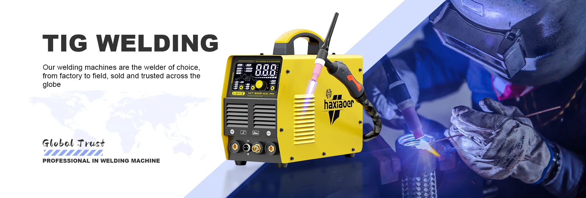 New MIG Welder LCD Digital Display 110V 3-in-1 (MIG/TIG/Stick) Welding Machine Kit for Home Repair Auto Restoration Stainless