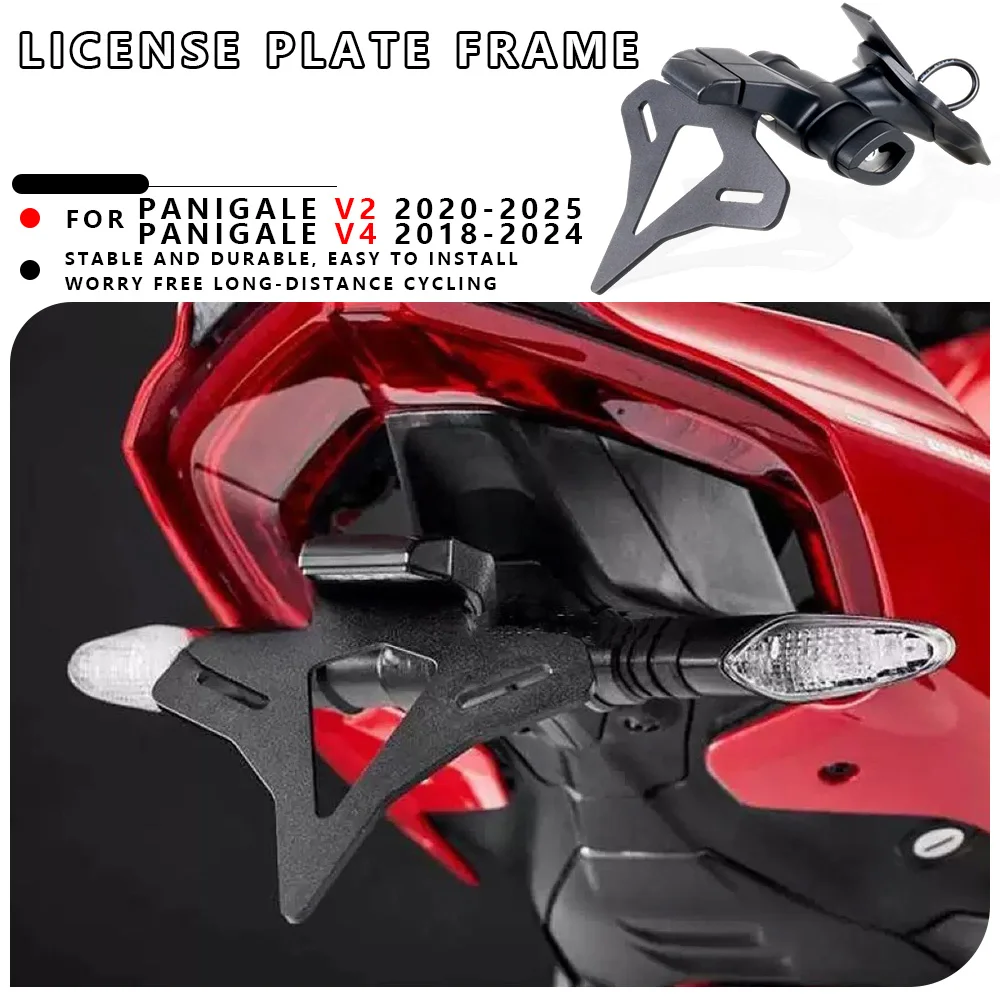 

MTKRACING For DUCATI PANIGALE V2 2020-2025 PANIGALE V4 2018-2024 Motorcycle License Holder Tail Eliminator Accessories