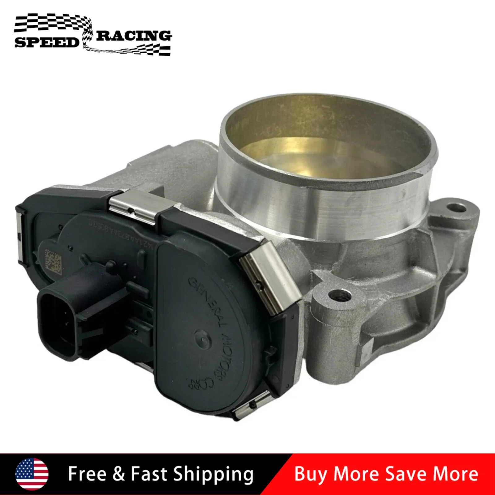 

12616995 2173104 217-3104 F00H600074 Корпус дроссельной заслонки впрыска топлива для Buick Chevrolet GMC Saturn 2007-2011 гг., серебристый