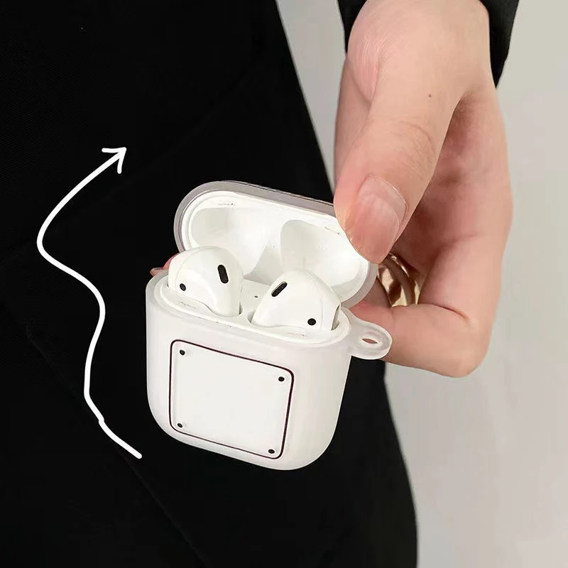 Two-dimensional Comic Lines Airpods Pro 3 Protective Sleep Matte Silicone Protective Sleevel Earphone Cases