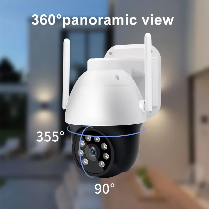2MP 1080P Yoosee APP Full Color  Wireless  PTZ IP Dome Camera AI Humanoid Detection Full Color Security CCTV Baby Monitor