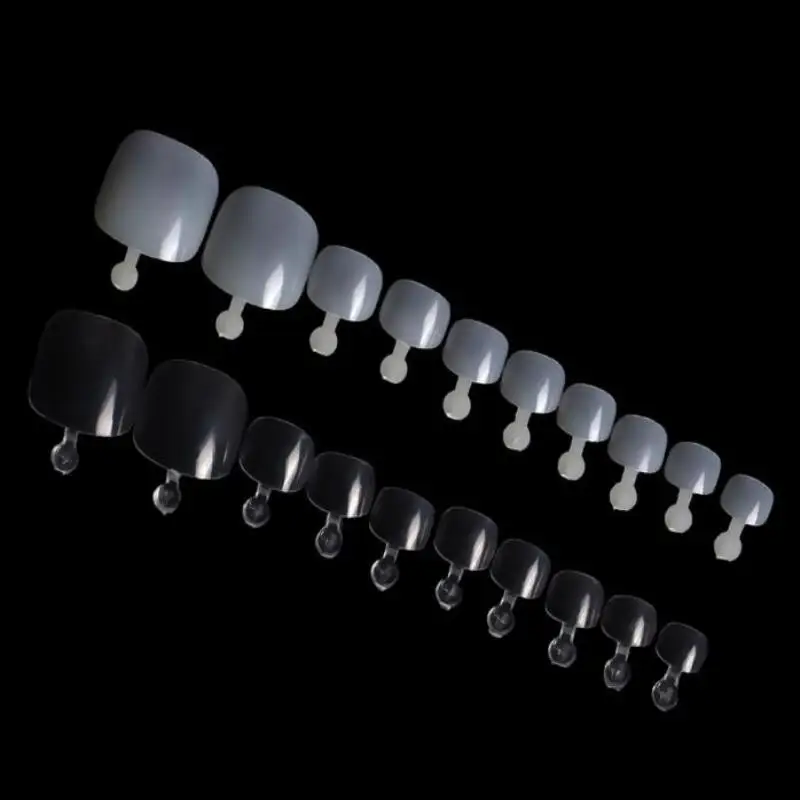 600 pièces faux ongles couverture complète artificielle français ongles courts 12 tailles pour les Salons de manucure bricolage et Nail Art ongles des orteils conseils
