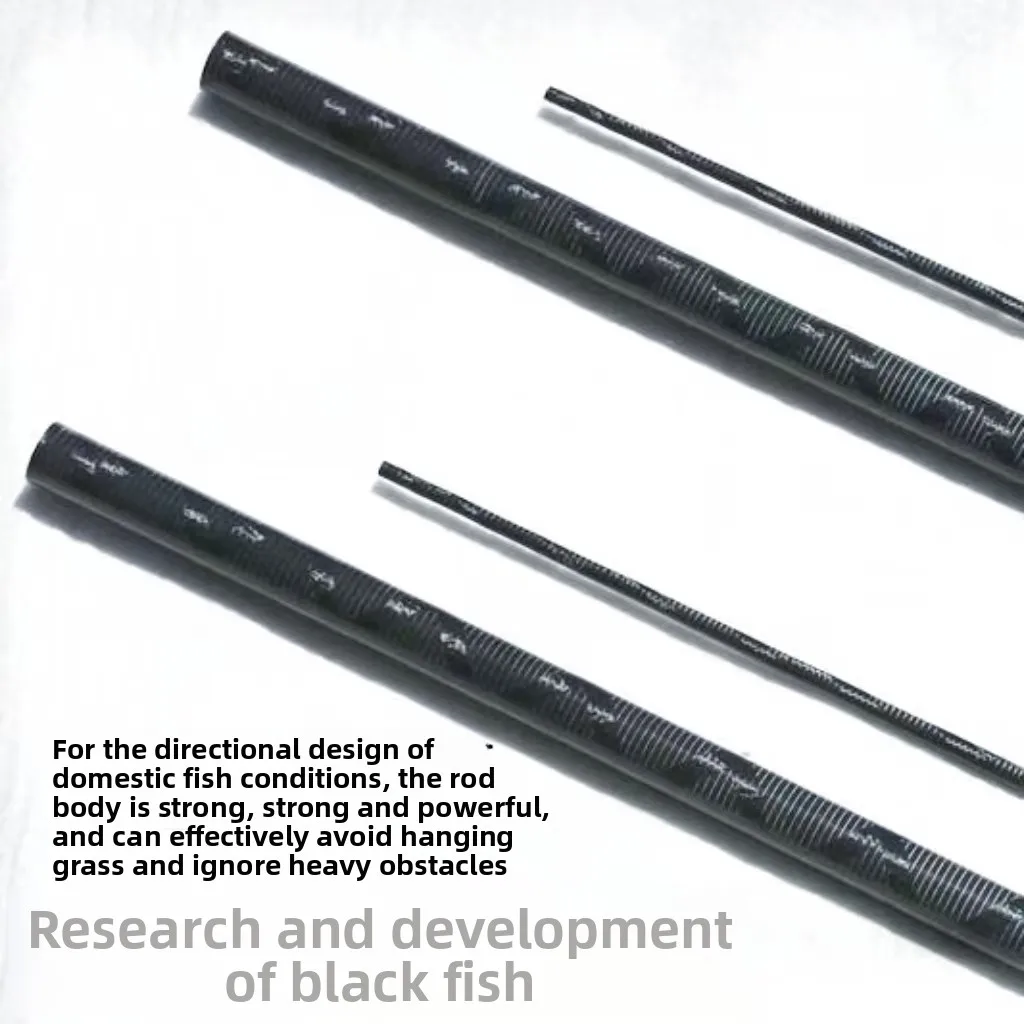 2メートル2節超硬質カーボン製釣り竿ブランク（ブラックフィッシュ、海釣り、川釣り、湖釣り、池釣り、その他の場所用）