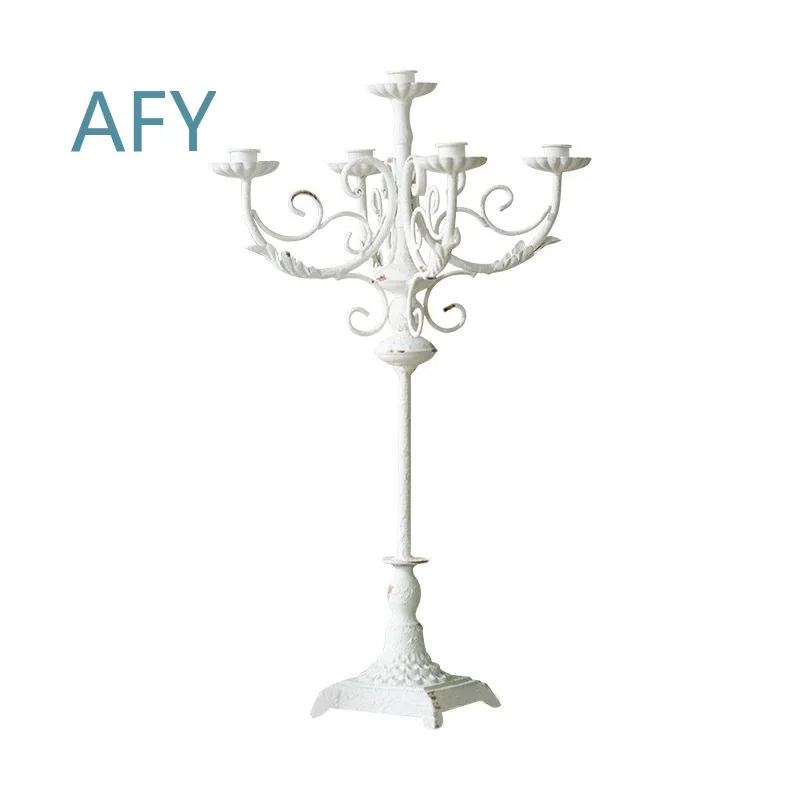 Vintage French Style Candelabra for Home Decor for Living Room for Dining Room for Wedding for Party for Table Centerpiece