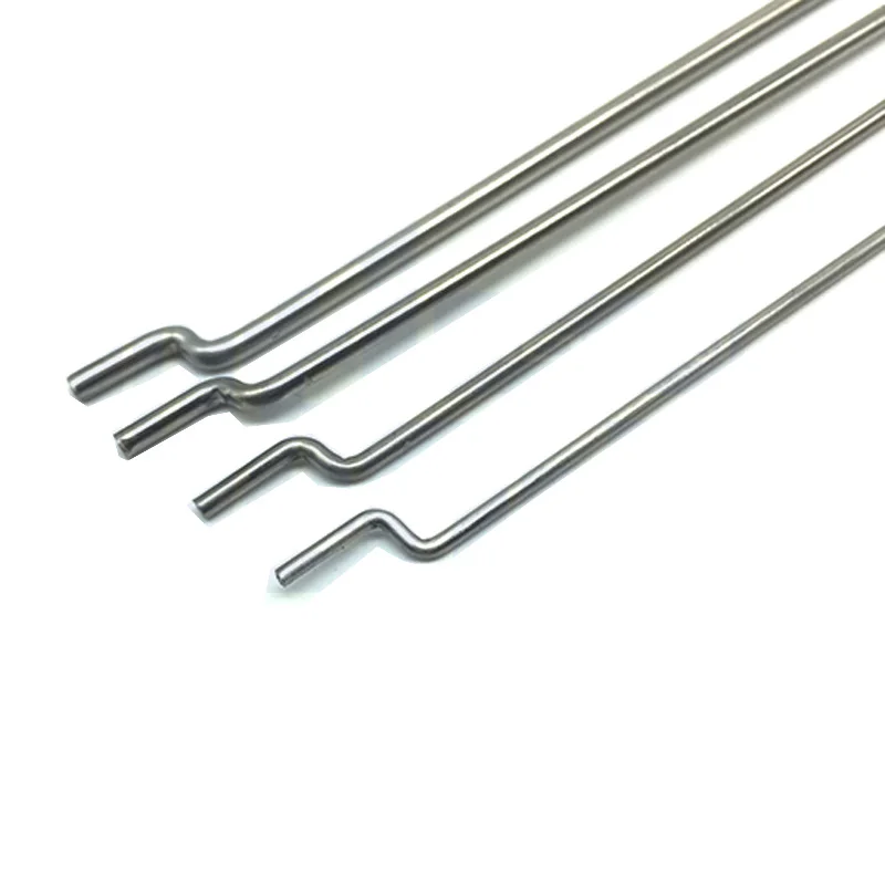 Varilla de empuje de Metal en forma de Z, 5 piezas, diámetro de 1,2/1,5/1,8/2mm, acero inoxidable, L300mm, para conectar Servo y timón