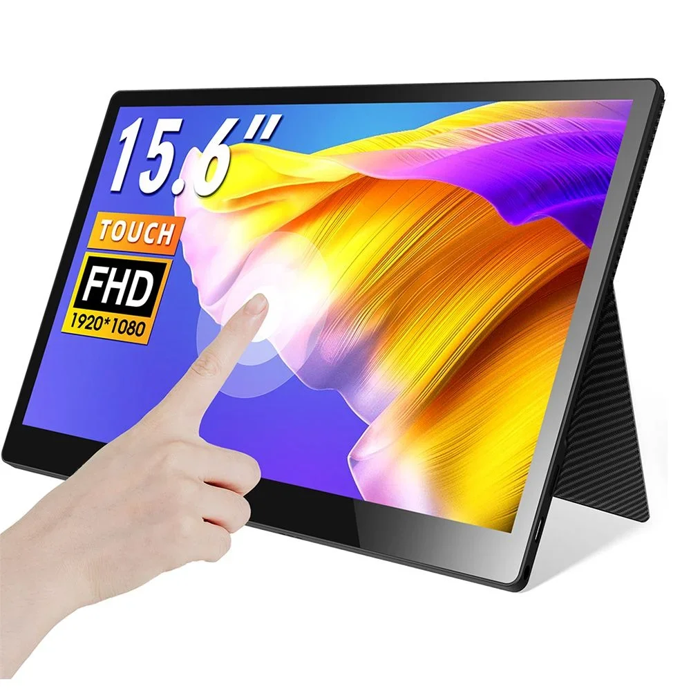 Hot Sale CrowVi Super thin 15.6 Inch 1920x1080 Touch Display IPS HD Portable Touchscreen Monitor