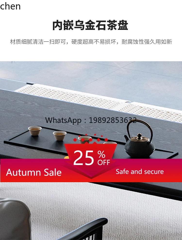 

solid wood tea table and chair office space living room home tea table home decoration accessories