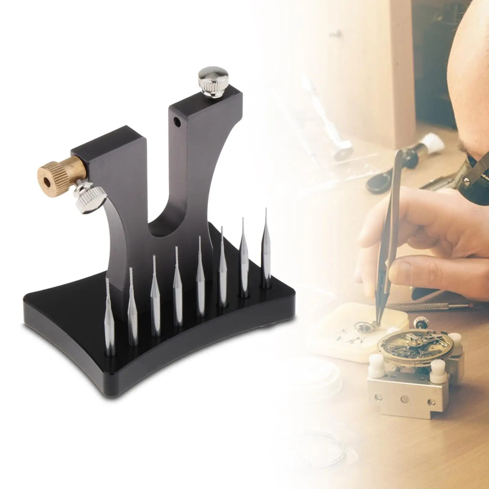 

Watch Repair Kit Hand Tools Accessories Parts Easily Remove Broken Screw Extractor Watch Screw Remover for Hobby Watch Worker