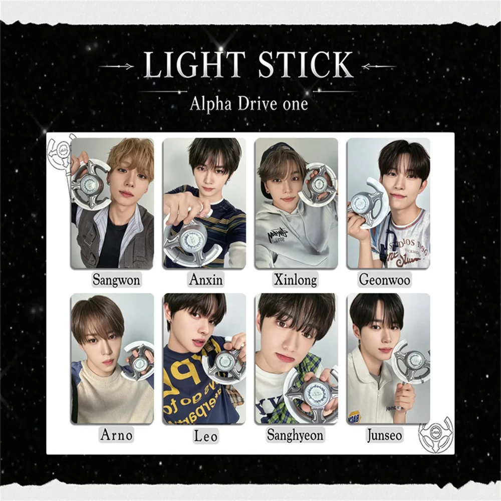 ALPHA DRIVE ONE Character Props Lightstick Photocards High Quality