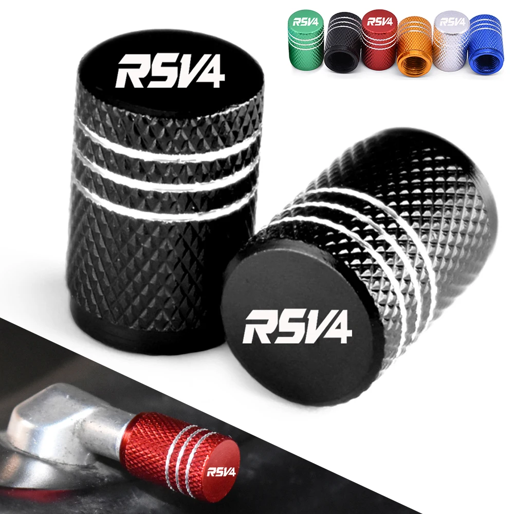 Für Aprilia RSV 4 RSV4 RR RF Motorräder Aluminiumlegierung Radventilkappen Reifenfelgen-Stiftabdeckungen Auto Staubdichte Reifenkappen