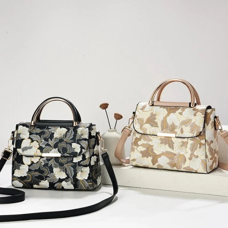 

Fashionable Luxury Brand Leather Women's Tote Bag Famous Designer Elegant Classic Vintage Bag