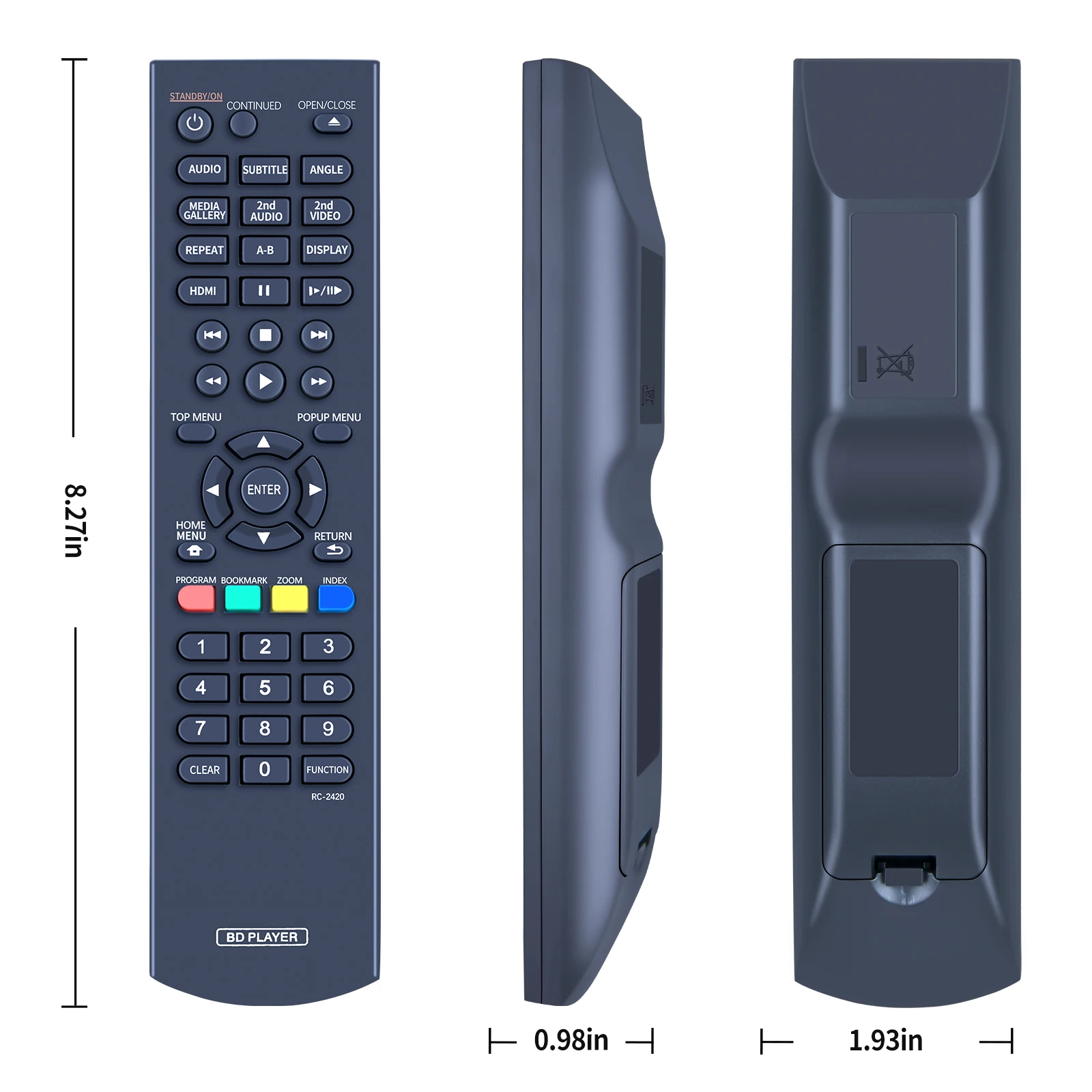 Новый RC-2420 RC-2422 ​ Пульт дистанционного управления для Pioneer ​ BDP-4100 BDP-150 BDP-140 BD-плеер