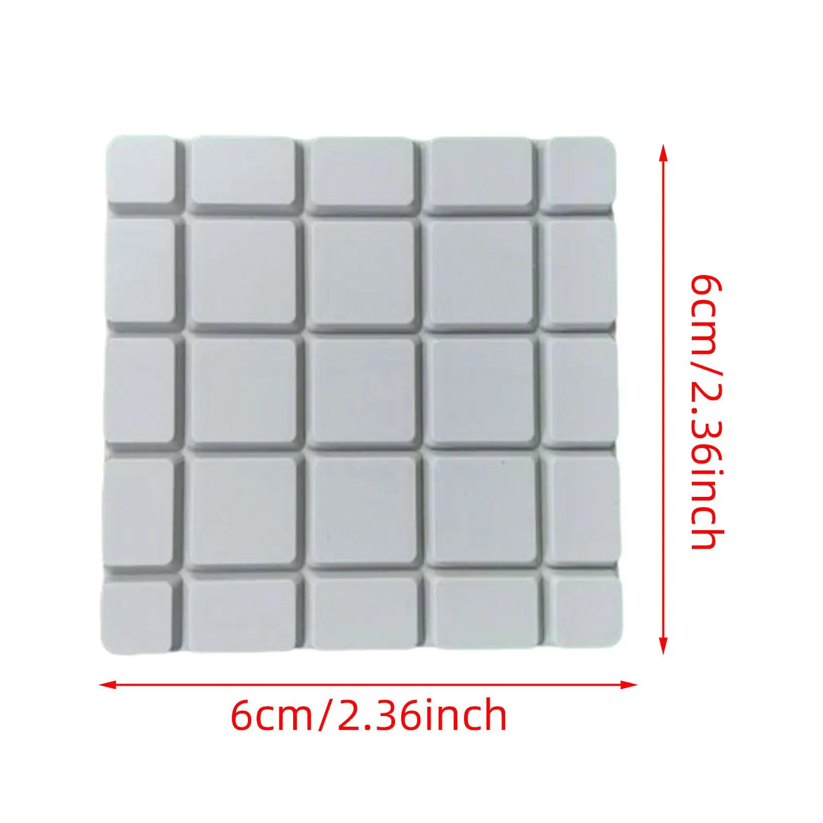 4Pcs Anti Vibration Pads for Washing Machine Foot Pads Anti Slip Square Rubber