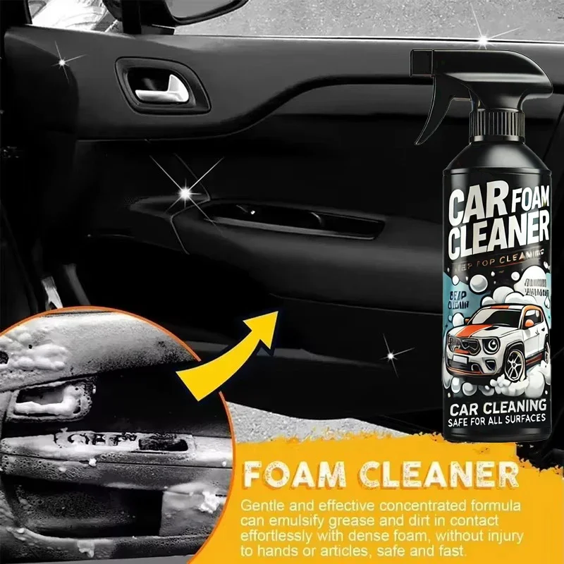 Multi-purpose Foam Cleaner Cleaning Agent Automoive Car Interior Home Foam Cleaner Home Cleaning Foam Spray Cleaners