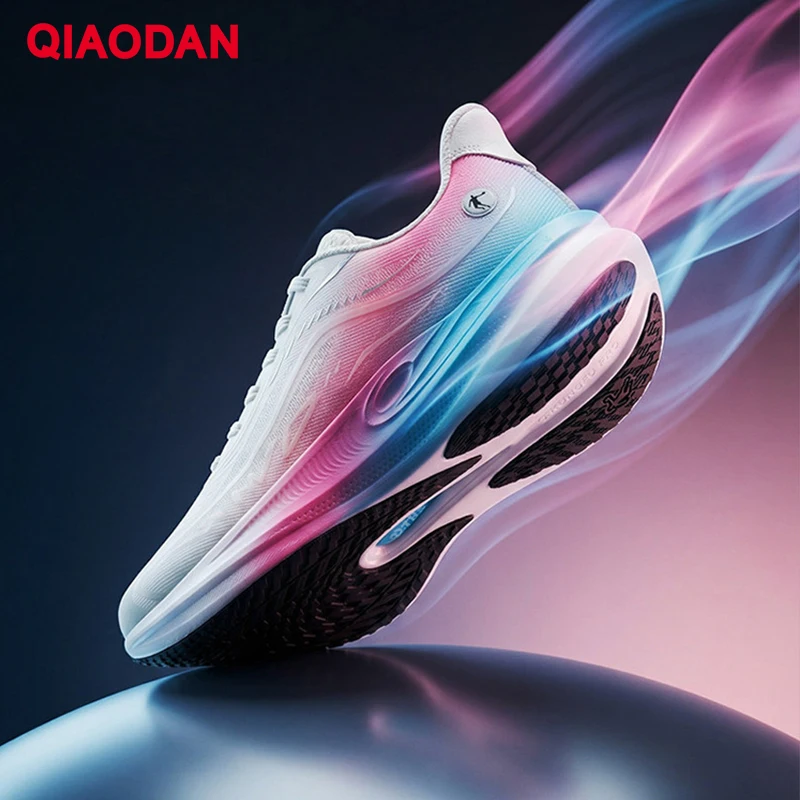 QIAODAN WIND 4TR Men's 2026 Running Shoes Breathable Shock Absorption Rebound Wear-resistant Athletic Sneakers QDB023262297