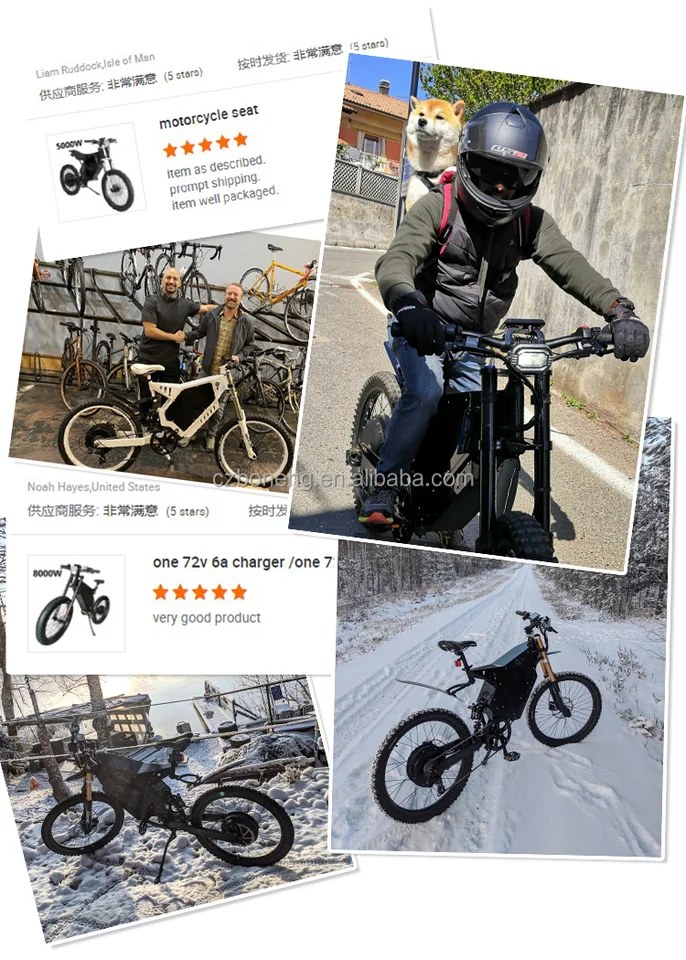 Modification Full Suspension Ebike 3000w 48v 24ah lithium ion battery bicycle  electric bike fat tires bike image 4