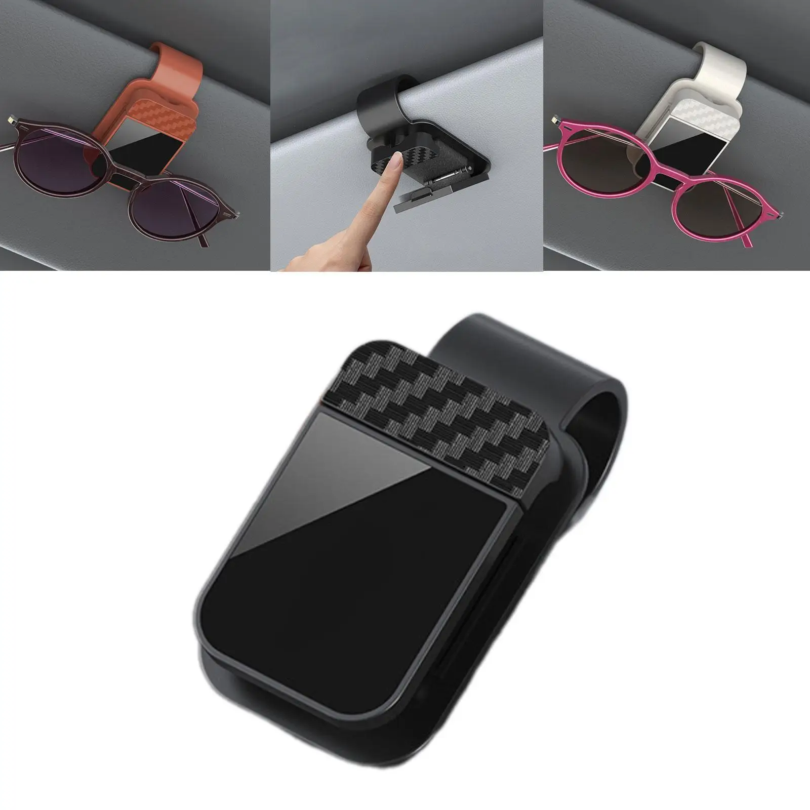 

Visor Sunglasses Holder, Glasses Car Mount, Compact, for Cars, Trucks, SUVs,