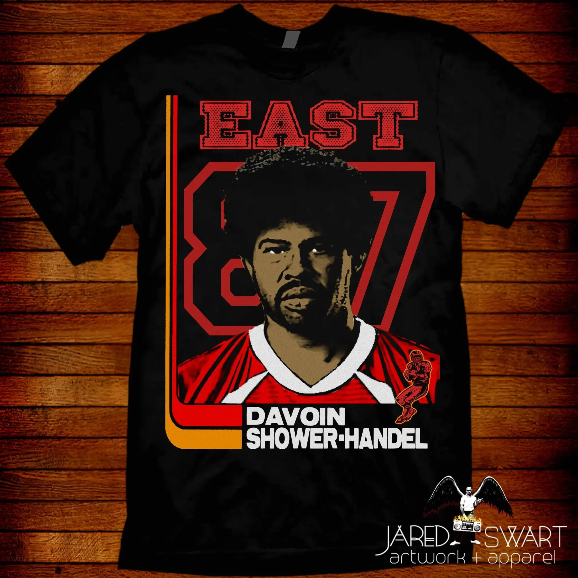 Davoin Shower Handel T shirt Key Peele East West Bowl parody Sizes S M L XL 2XL 3XL 4XL 5XL also in ladies fit