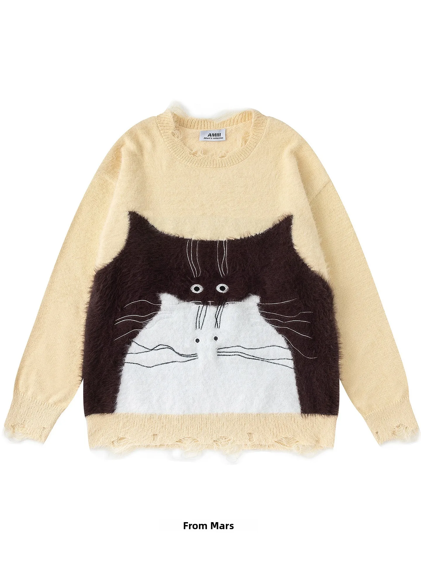 

Свободный вязаный свитер с узором, повседневный, удобный, дышащий, осенне-зимний, унисекс, с длинными рукавами, круглым вырезом, теплый