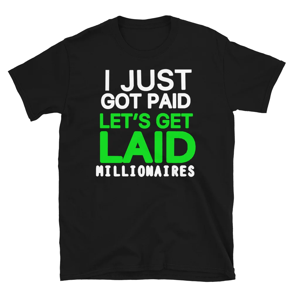 MILLIONAIRES Just Got Paid Green Version Scene Queen Emo Band T-Shirt