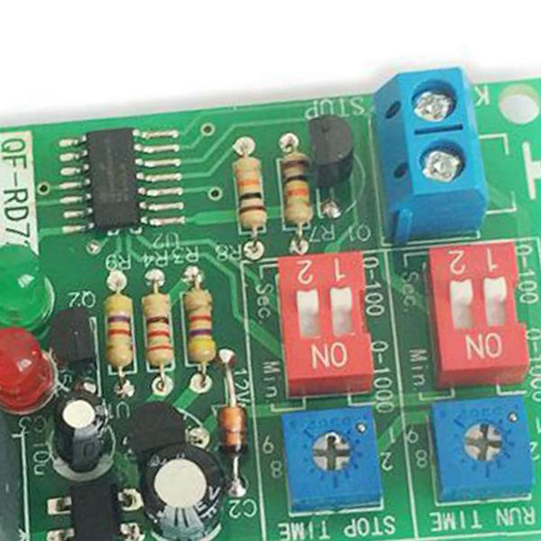 ABSE-2Pcs المزدوج الوقت قابل للتعديل دورة تأخير توقيت التتابع كرر على إيقاف التبديل لانهائي حلقة الموقت وحدة التيار المتناوب 100 فولت 110 فولت 240 فولت #1