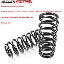 ADLERSPEED 2PCS 62mm Adjustable Coil Springs, Coilovers Springs - 4kg /5kg /6kg /3kg/ 8kg /9kg